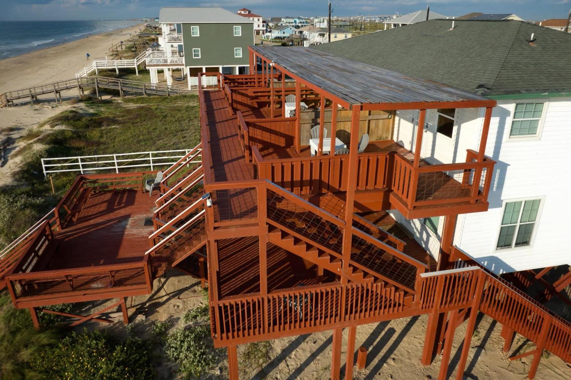 Unobstructed Oceanfront Sand Dollar Unit 7 Beach Pad! Villa Surfside Beach Exterior photo