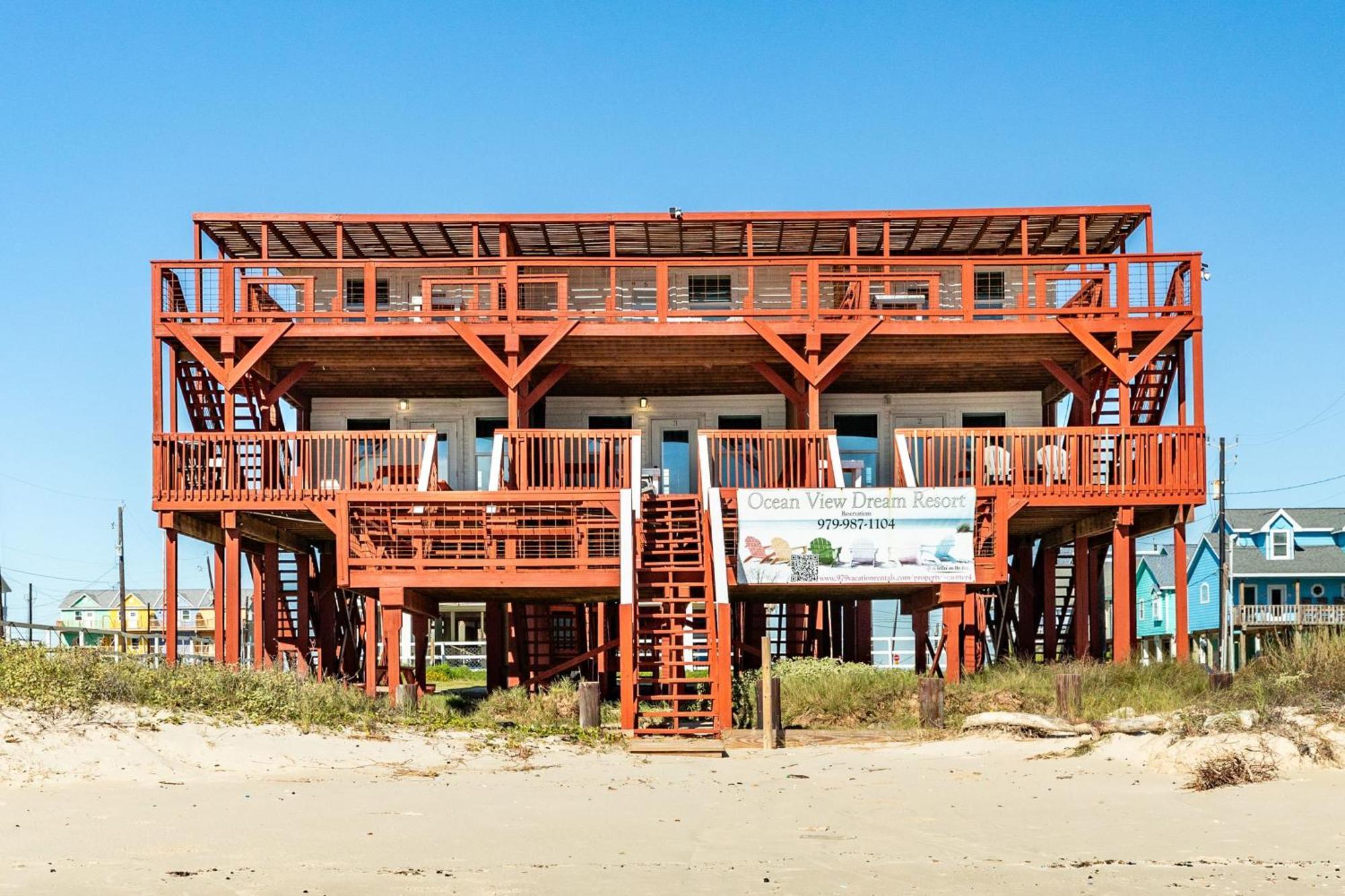 Unobstructed Oceanfront Sand Dollar Unit 7 Beach Pad! Villa Surfside Beach Exterior photo